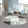 Kinderzimmer Teppich Spiel & Baby Teppich Punkte Sterne Produktbild-Vorschau 1