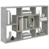 vidaXL Półka ścienna beton szara 85x16x52,5 cm materiał Podgląd zdjęcia produktu 4
