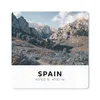 MuchoWow® Mauspad Mousepad Spanien - Berge - Wolken 30x30 Produktbild-Vorschau 1