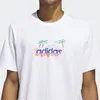 Adidas Performance Herren Kurzarm T-Shirt mit Palmen-Design Produktbild-Vorschau 5