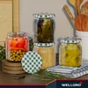 50x WELLGRO Einmachgläser 400ml – Schraubdeckel TO82 Produktbild-Vorschau 5
