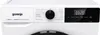 Close-up of the control panel of a white washing machine. Produktbild-Vorschau