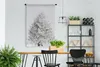 MuchoWow® Wandteppich Wandbehang Winter - Baum - Schnee - Produktbild-Vorschau 2