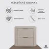 RODAN | Kupelnova Skrinka - 60 CM - Béžová Matná - MDF - 2 Náhľad obrázku produktu 3