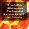 Kaminblock Kaminscheit 1,1 kg - 10 Stück im Karton Produktbild-Vorschau 3