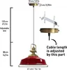 Asletl Hängelampe Industrial Metall Ø40cm, Küchenlampe Produktbild-Vorschau 9