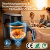 Zimilo Heißluftfritteuse 5L – Frittieren, Grillen, Backen Produktbild-Vorschau 5
