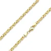 MATERIA Herren Gold Kette Königskette 3mm - 925 Sterling Produktbild-Vorschau 1