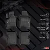 2011-2025 Fiat Panda tappetini TPE nero 4 pz Anteprima dell’immagine prodotto 2