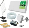 Selfsat H30D4+ Flachantenne Quad + 50m Kabel + Produktbild-Vorschau 1
