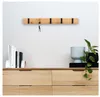 ONVAYA® Garderobenhaken | Bambus | Wandgarderobe | Produktbild-Vorschau 2