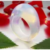Ring aus Opalit (synth. Mondstein) mit Wölbung massiv Produktbild-Vorschau 2