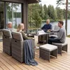 tectake® Rattan Sitzgruppe Bilbao für 4 bis 8 Personen Produktbild-Vorschau 10