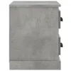 The Living Store Nachttisch Betongrau 60x35,5x45 cm Produktbild-Vorschau 8