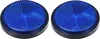 2pcs universel rond forme réflecteur pour moto bleu Voir les images du produit 2