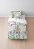 Biberna Seersucker Bettwäsche Sommerwiese aqua 155x220 cm + Produktbild-Vorschau 7