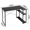 L Form Schreibtisch Gaming Tisch Eckschreibtisch mit Produktbild-Vorschau 5