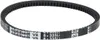 A black V-belt with white text and markings, laid out in a circular shape on a white background. Produktbild-Vorschau