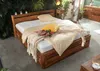MASSIVMOEBEL24.DE Bett mit Schublade Sheesham 180x200x90 Produktbild-Vorschau 3