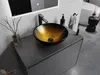 Mexen Mira lavabo in vetro da appoggio 42 x 42 cm, oro Anteprima dell’immagine prodotto 4