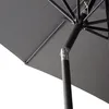 DEGAMO Marktschirm 300cm grau knickbar, mit Kurbel, Produktbild-Vorschau 6