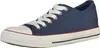 A single navy blue sneaker with white laces and a white sole is shown against a white background. Produktbild-Vorschau