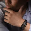 SERASAR | Pánský Prémiový Kožený Náramek [Flake] z Náhled obrázku produktu 5