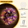1,8m 96 LED Blumenranken Lichterkette Blütenblätter Produktbild-Vorschau 4