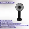 Mini ventilateur de poche, 3 vitesses, avec batterie, Voir les images du produit 6