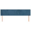 vidaXL Kopfteile 2 Stk. Dunkelblau 90x5x78/88 cm Samt - Produktbild-Vorschau 3