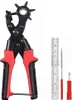 Pince à perforer pour ceinture et cuir - Rouge - Pince à Voir les images du produit 1