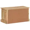 Schuhbank 85x40x45 cm Massivholz Mango Produktbild-Vorschau 3
