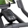 Close-up of the console and handlebars of a Schwinn indoor cycling bike. Produktbild-Vorschau