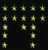 A string of star-shaped lights against a black background. Produktbild-Vorschau