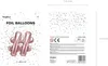# Zeichen Folienballon roségold 35cm Produktbild-Vorschau 4