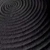 Baumwollteppich mit Kordel-Effekt schwarz Ø70 Produktbild-Vorschau 4