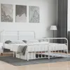 vidaXL Struttura letto con testiera e pediera in metallo Anteprima dell’immagine prodotto 8