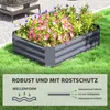 Outsunny – vyvýšený záhon z ocele, záhon, skleník, záhradný Náhľad obrázku produktu 5