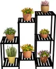 Relaxdays Blumenregal aus Metall, 7 Ablagen für Blumen- & Produktbild-Vorschau 1
