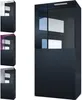 Vladon Stand-/Hänge Vitrine Movie, Schwarz matt/Brombeer Produktbild-Vorschau 6