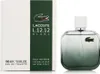 A product shot of a Lacoste L.12.12 Blanc Eau Intense Edt Spray bottle and its packaging. Podgląd zdjęcia produktu