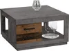 Couchtisch >Fulda< 2 Schübe, betonoxid, Old Style - Voir les images du produit 4