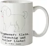 Mr. & Mrs. Panda Tasse Bologneser Liebe - Weiß - Geschenk, Produktbild-Vorschau 1