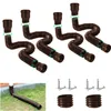 Lot de 4 rallonges flexibles pour tuyaux de descente d'eau Voir les images du produit 1