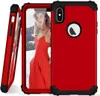 iPhone XS Max Hülle, LaimTop Heavy Duty 3 in 1 Hybrid Hart Produktbild-Vorschau 1