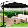 LUARO KX3313 Slunečník s boční nohou 290 cm černý Náhled obrázku produktu 2