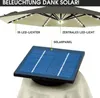 Alu Ampelschirm 300cm beige mit LED-Beleuchtung Produktbild-Vorschau 8
