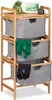 relaxdays 10026498_0 relaxdays Wäschesortierer Podgląd zdjęcia produktu 1