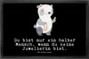 Mr. & Mrs. Panda Fussmatte Juwelierin Herz 50 x 75 cm - Produktbild-Vorschau 1