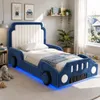 Letto per bambini Merax, modello imbottito, 90x200 cm, con Anteprima dell’immagine prodotto 5